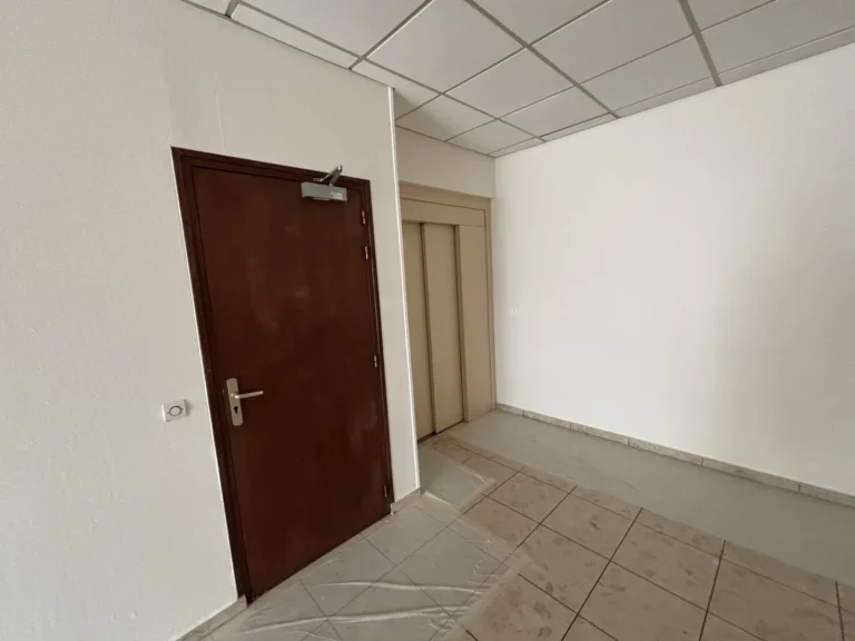 Palier et porte palière d’une copropriété à Wasquehal après rafraîchissement des peintures